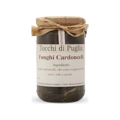 Champignons "Cardoncelli" à l'Huile d'Olive Vierge Extra